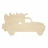 Outlet 🔥 Woodpeckers Crafts, DIY Unfinished Wood 12" 🎅 Christmas Pickup Truck Cutout Pack of 12 🤩