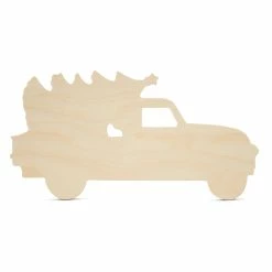 Outlet 🔥 Woodpeckers Crafts, DIY Unfinished Wood 12" 🎅 Christmas Pickup Truck Cutout Pack of 12 🤩