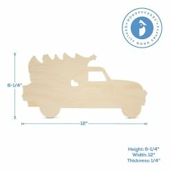 Buy 🛒 Woodpeckers Crafts, DIY Unfinished Wood 12" 🔔 Christmas Pickup Truck Cutout Pack of 3 🔥 -Cheap Christmas Crafts Store woodpeckers crafts diy unfinished wood 12 christmas pickup truck cutout pack of 314129089 a02NOWA