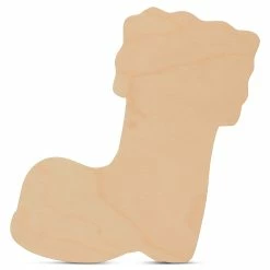 Buy 🎉 Woodpeckers Crafts, DIY Unfinished Wood 12" 🎅 Christmas Stocking Cutout, Pack of 10 🤩