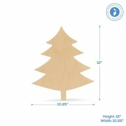 Discount 🛒 Woodpeckers Crafts, DIY Unfinished Wood 12" 🎅 Christmas Tree Cutout, Pack of 3 🛒 -Cheap Christmas Crafts Store woodpeckers crafts diy unfinished wood 12 christmas tree cutout pack of 314123185 a02NOWA