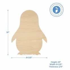 Outlet 🥰 Woodpeckers Crafts, DIY Unfinished Wood 12" Penguin Cutout Pack of 12 🎉 -Cheap Christmas Crafts Store woodpeckers crafts diy unfinished wood 12 penguin cutout pack of 1214128883 a02NOWA