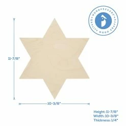 Buy 🛒 Woodpeckers Crafts, DIY Unfinished Wood 12" Star of David Cutout Pack of 12 🧨 -Cheap Christmas Crafts Store woodpeckers crafts diy unfinished wood 12 star of david cutout pack of 1214128947 a02NOWA
