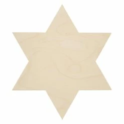 Coupon ❤️ Woodpeckers Crafts, DIY Unfinished Wood 12" Star of David Cutout Pack of 3 🔔