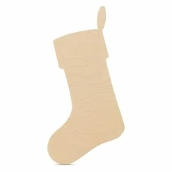 Promo 🔥 Woodpeckers Crafts, DIY Unfinished Wood 12" Stocking Cutout Pack of 6 ✨