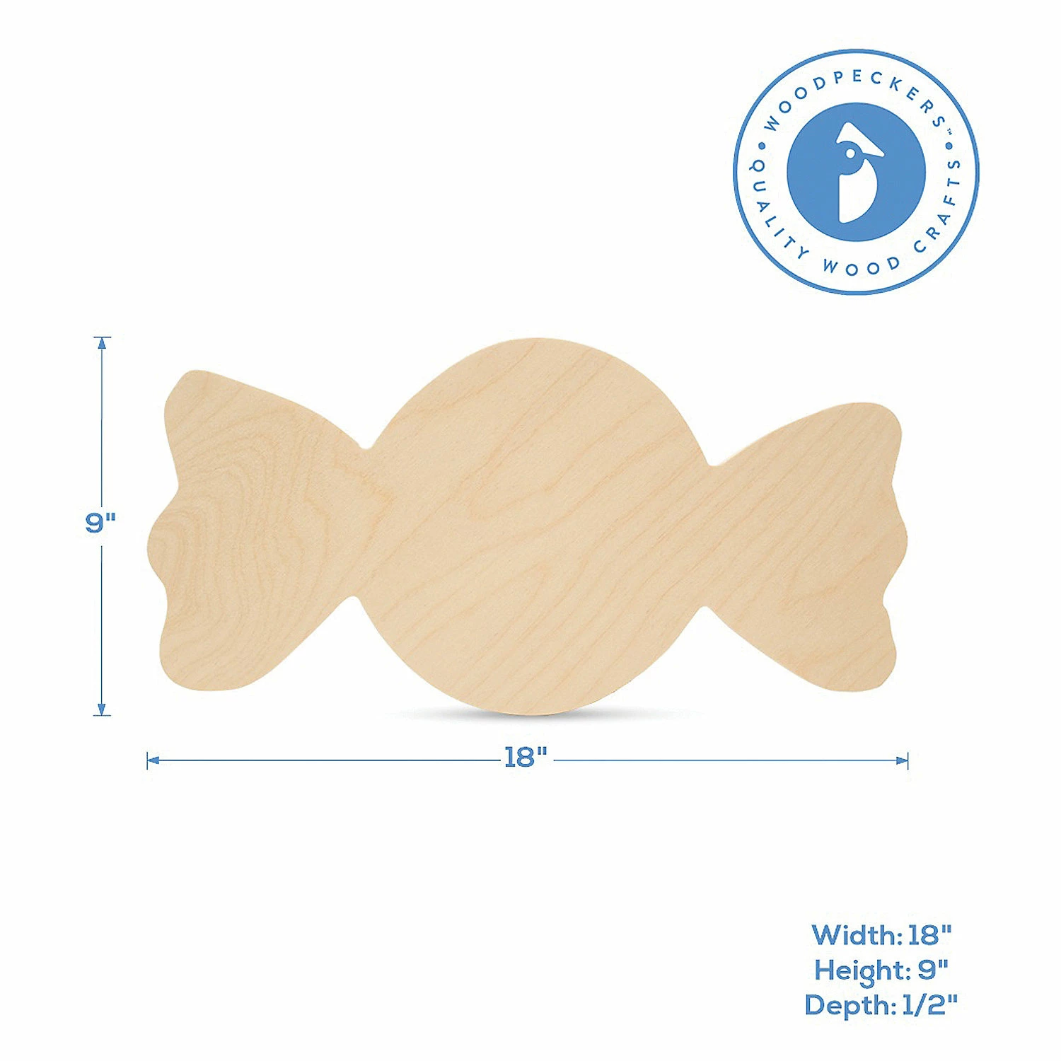 Flash Sale π₯ Woodpeckers Crafts, DIY Unfinished Wood 18" π¬ Candy Cutout Pack of 6 β€οΈ 3 Flash Sale π₯ Woodpeckers Crafts, DIY Unfinished Wood 18" π¬ Candy Cutout Pack of 6 β€οΈ - Image 3