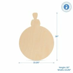 Brand new 👍 Woodpeckers Crafts, DIY Unfinished Wood 18" 🎁 Christmas Ornament Cutout, Pack of 3 🌟 -Cheap Christmas Crafts Store woodpeckers crafts diy unfinished wood 18 christmas ornament cutout pack of 314123111 a02NOWA