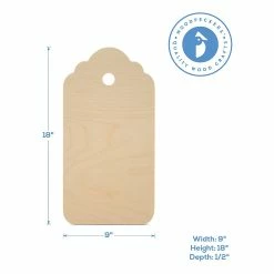 Coupon 😍 Woodpeckers Crafts, DIY Unfinished Wood 18" Gift Tag Cutout Pack of 3 ✨ -Cheap Christmas Crafts Store woodpeckers crafts diy unfinished wood 18 gift tag cutout pack of 314128954 a02NOWA