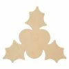 Coupon 🥰 Woodpeckers Crafts, DIY Unfinished Wood 18" Holly Cutout Pack of 12 👍