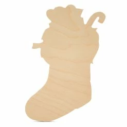 Best deal 😍 Woodpeckers Crafts, DIY Unfinished Wood 18" Stuffed Stocking Cutout Pack of 3 🤩