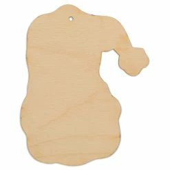 Coupon 🤩 Woodpeckers Crafts, DIY Unfinished Wood 4" Santa Cutout, Pack of 10 😉