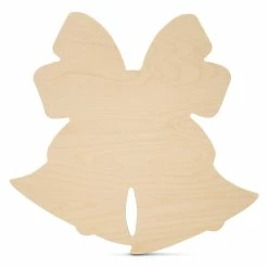 Outlet 🛒 Woodpeckers Crafts, DIY Unfinished Wood 6" 🎁 Christmas Bell Cutout Pack of 6 🤩