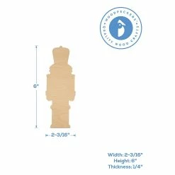 Promo 🎁 Woodpeckers Crafts, DIY Unfinished Wood 6" Nutcracker Cutout Pack of 25 😉 -Cheap Christmas Crafts Store woodpeckers crafts diy unfinished wood 6 nutcracker cutout pack of 2514128983 a02NOWA