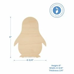 Discount ✨ Woodpeckers Crafts, DIY Unfinished Wood 6" Penguin Cutout Pack of 6 ✨ -Cheap Christmas Crafts Store woodpeckers crafts diy unfinished wood 6 penguin cutout pack of 614128880 a02NOWA