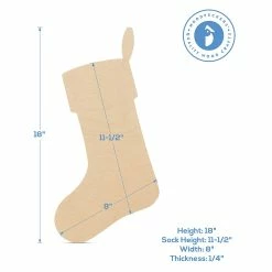 Hot Sale 🎁 Woodpeckers Crafts, DIY Unfinished Wood 6" Stocking Cutout Pack of 6 🤩 -Cheap Christmas Crafts Store woodpeckers crafts diy unfinished wood 6 stocking cutout pack of 614128909 a02NOWA