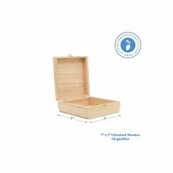 Promo 👍 Woodpeckers Crafts, DIY Unfinished Wood 7" Craft Box, Pack of 2 ✔️ -Cheap Christmas Crafts Store woodpeckers crafts diy unfinished wood 7 craft box pack of 214119825 a02NOWA