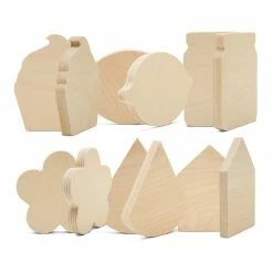 Outlet 💯 Woodpeckers Crafts, DIY Unfinished Wood House Chunky Cutout Pack of 2 😉 -Cheap Christmas Crafts Store woodpeckers crafts diy unfinished wood house chunky cutout pack of 214252649 a02NOWA
