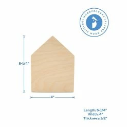Wholesale 🛒 Woodpeckers Crafts, DIY Unfinished Wood House Chunky Cutout Pack of 5 🛒 -Cheap Christmas Crafts Store woodpeckers crafts diy unfinished wood house chunky cutout pack of 514252650 a03NOWA