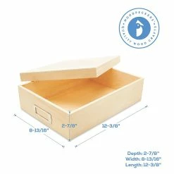 Discount 😀 Woodpeckers Crafts, DIY Unfinished Wood Long Box w/ Lid Pack of 2 😉 -Cheap Christmas Crafts Store woodpeckers crafts diy unfinished wood long box w lid pack of 214129053 a03NOWA