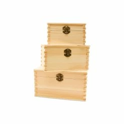 Cheapest 🔥 Woodpeckers Crafts, DIY Unfinished Wood Set of 3 Nesting Boxes, Pack of 5 🌟