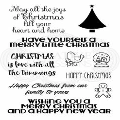 Cheapest ⌛ Woodware Craft Collection Woodware Clear Singles ❄ Christmas Wordery ⌛