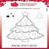Best Sale 🛒 Woodware Craft Collection Woodware Clear Singles Festive Fuzzies ❄ Christmas Tree 4 in x 6 in Stamp 🧨
