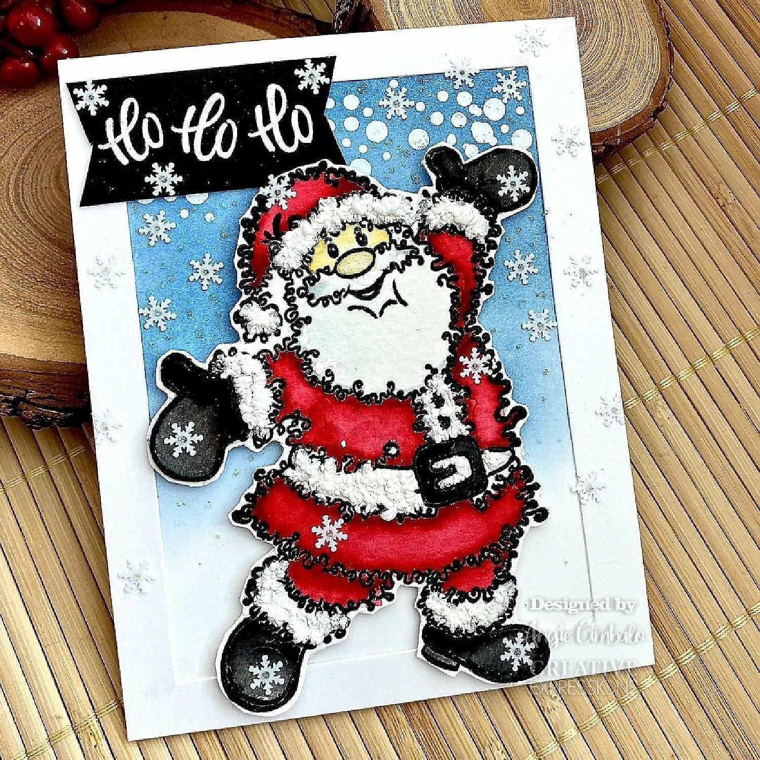 Buy π Woodware Craft Collection Woodware Clear Singles Festive Fuzzies Santa 4 in x 6 in Stamp π 2 Buy π Woodware Craft Collection Woodware Clear Singles Festive Fuzzies Santa 4 in x 6 in Stamp π - Image 2